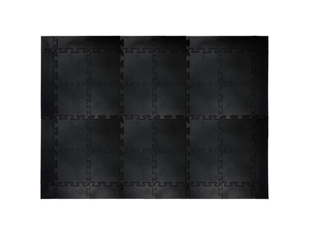 Puzzle gumowe UNDERFIT 30 mm 6 m2 + zakończenia